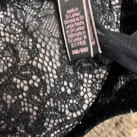 Victorias Secret Black Bra 36B - Picture 3 of 5